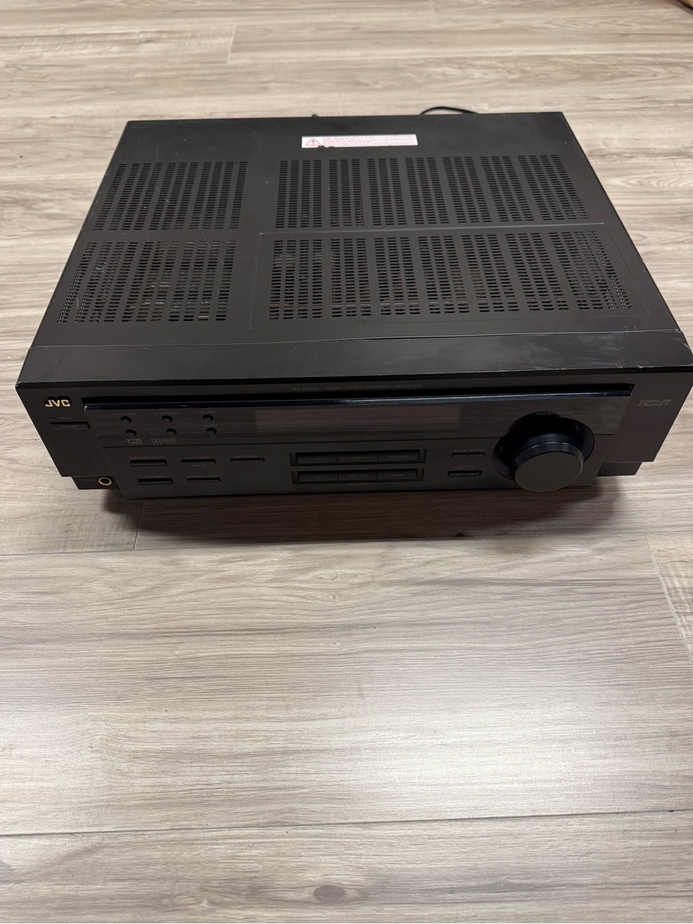 JVC RX-6010V Black Stereo Receiver / Amplifier Surround Sound Home Audio Tested